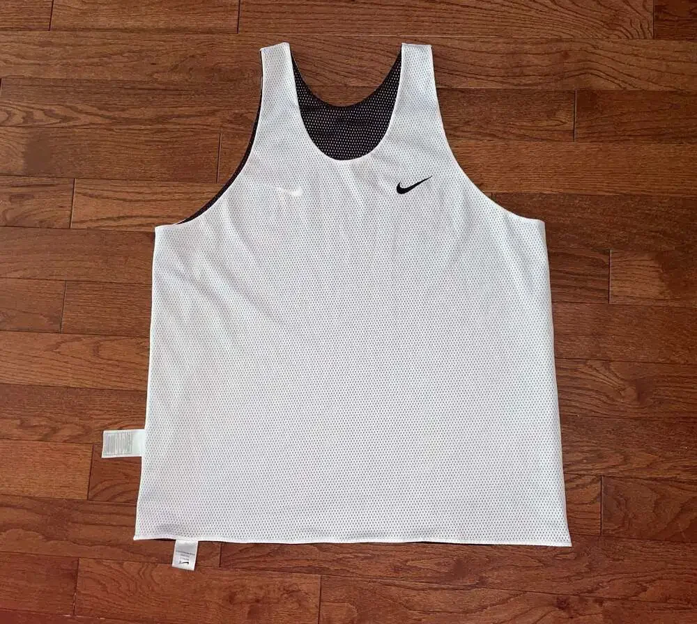 Nike Reversible Mesh Basketball Tank Jersey XL Black White Y2K